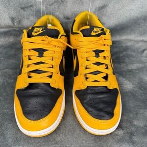 Nike Dunk Low Goldenrod Iowa Black Yellow Sneakers Shoes